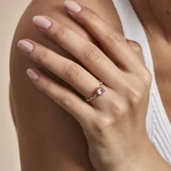 Bague Kurt Plaqué Or Jaune Oxyde De Zirconium