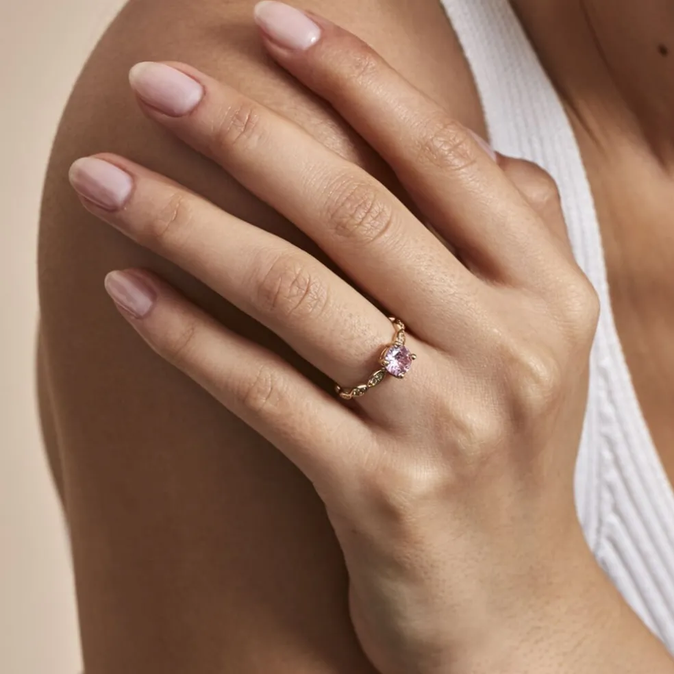 Bague Kurt Plaqué Or Jaune Oxyde De Zirconium