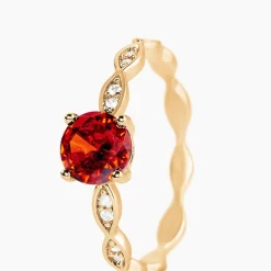 Bague Kurt Plaqué Or Jaune Oxyde De Zirconium