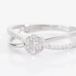 Bague Kuta Or Blanc Diamant