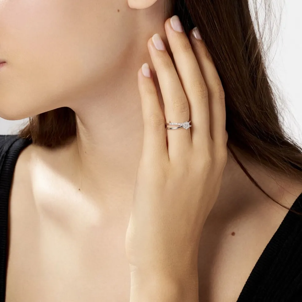 Bague Kuta Or Blanc Diamant