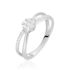 Bague Kuta Or Blanc Diamant
