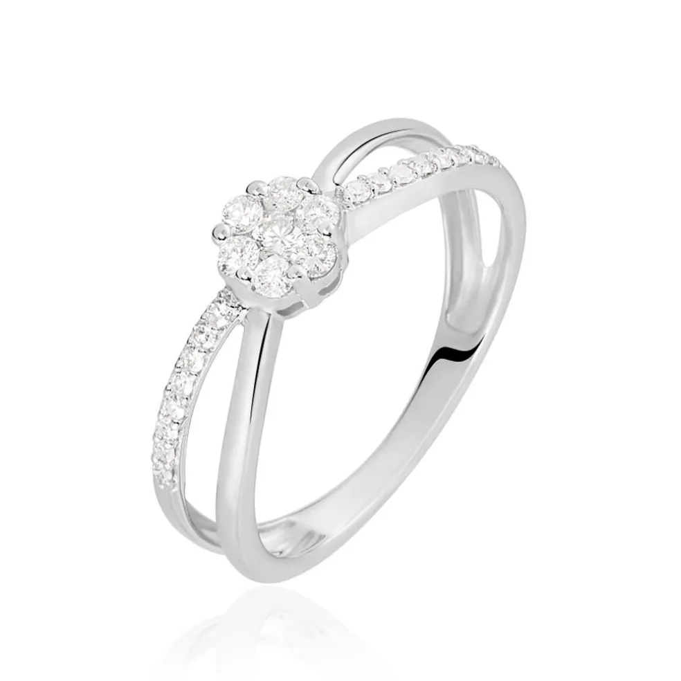 Bague Kuta Or Blanc Diamant