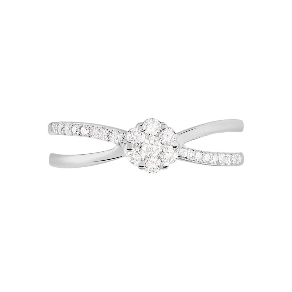 Bague Kuta Or Blanc Diamant