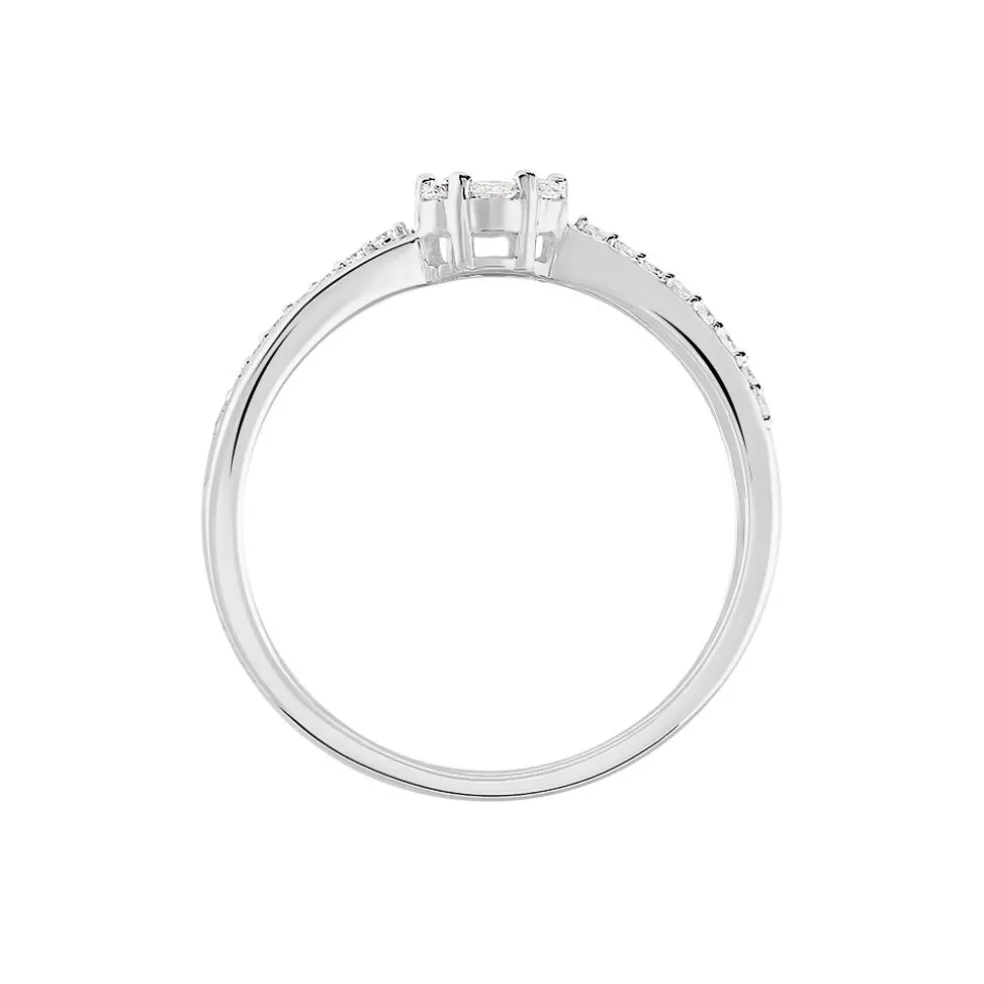 Bague Kuta Or Blanc Diamant