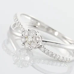 Bague Kuta Or Blanc Diamant