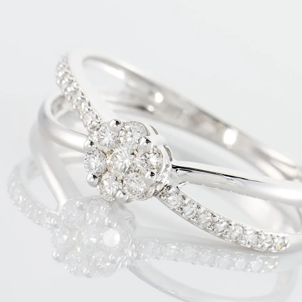 Bague Kuta Or Blanc Diamant