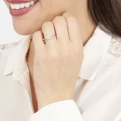 Bague Kuta Or Blanc Diamant