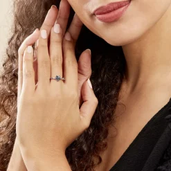 Bague Laldilon Argent Blanc Oxyde De Zirconium