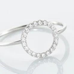 Bague Laureen Argent Blanc Oxyde De Zirconium