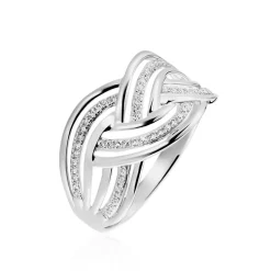 Bague Leopoldine Or Blanc Diamant
