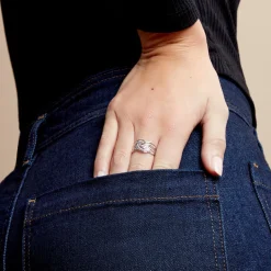 Bague Leopoldine Or Blanc Diamant