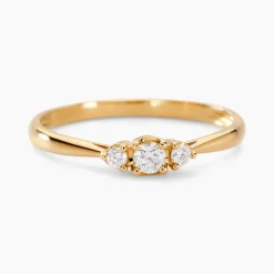 Bague Les Inseparables Or Jaune Diamant