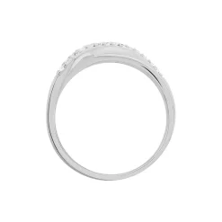 Bague Letty Argent Blanc Oxyde De Zirconium