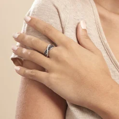 Bague Letty Argent Blanc Oxyde De Zirconium