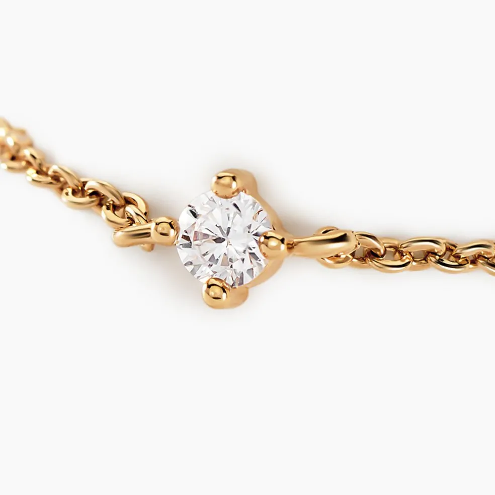 Bague Lilou Plaqué Or Doré Oxyde De Zirconium