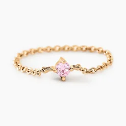 Bague Lilou Plaqué Or Doré Oxyde De Zirconium