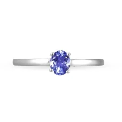 Bague Lily Or Blanc Tanzanite