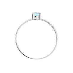 Bague Lily Or Blanc Topaze