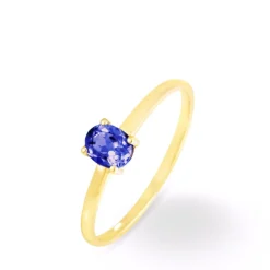 Bague Lily Or Jaune Tanzanite