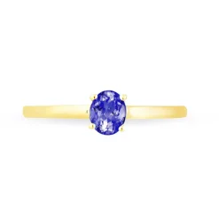 Bague Lily Or Jaune Tanzanite