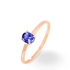 Bague Lily Or Rose Tanzanite