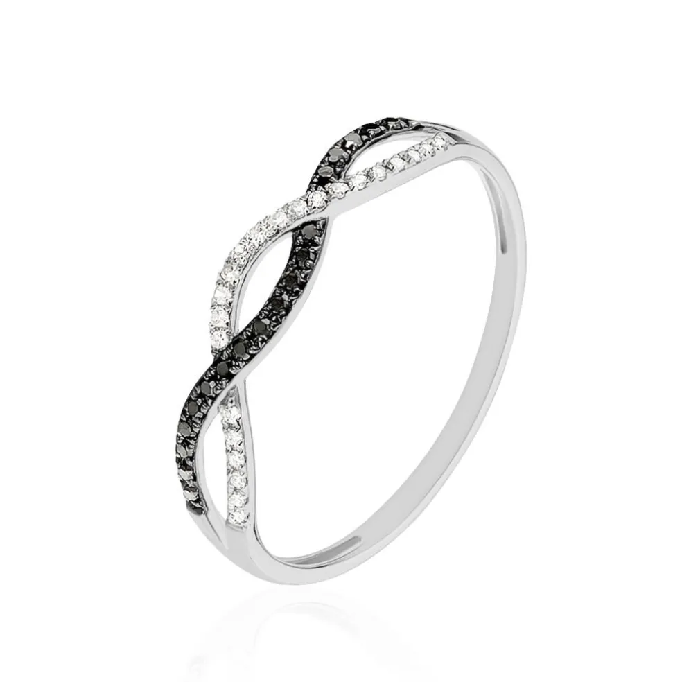 Bague Lilybeth Or Blanc Diamant