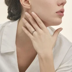 Bague Lilybeth Or Blanc Diamant