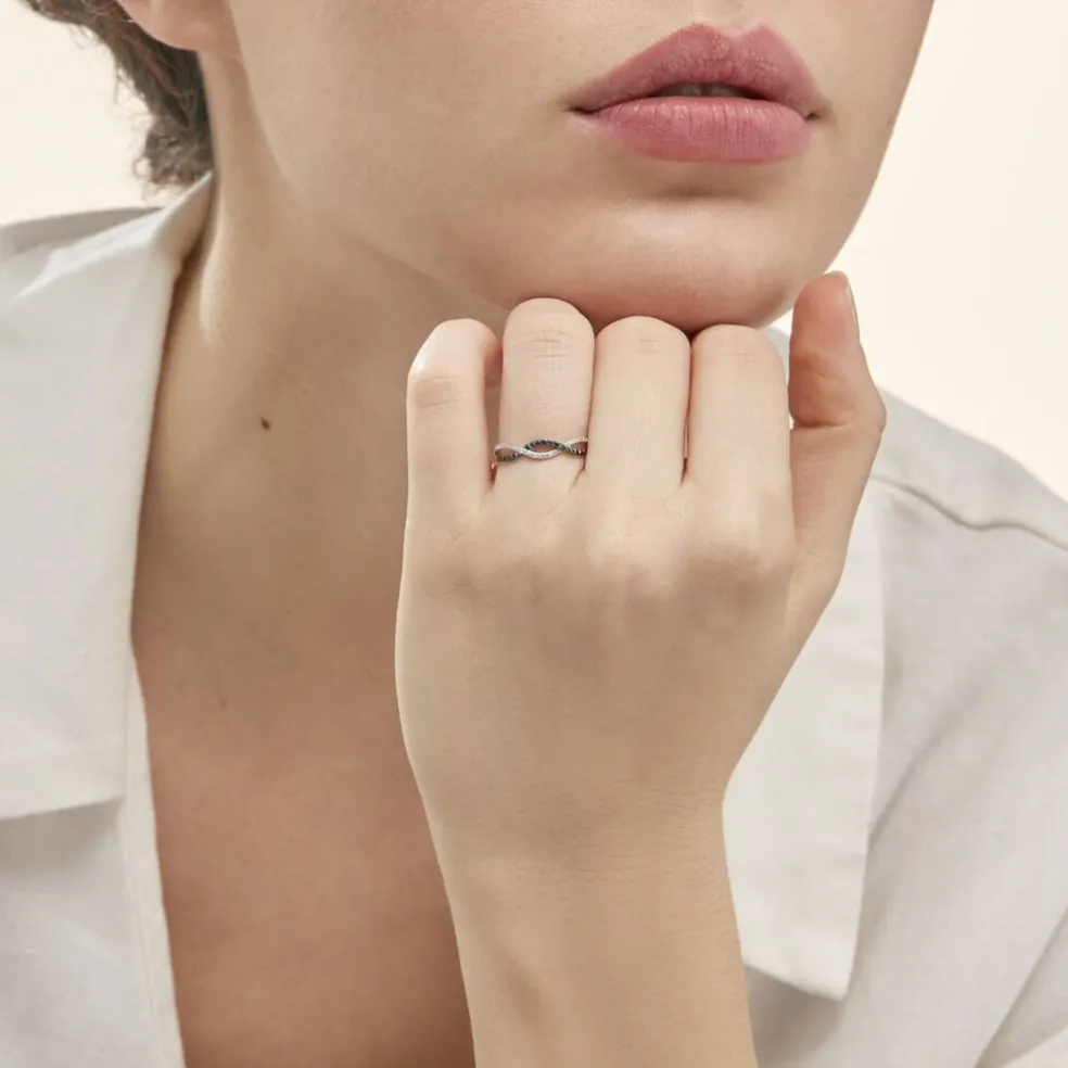 Bague Lilybeth Or Blanc Diamant