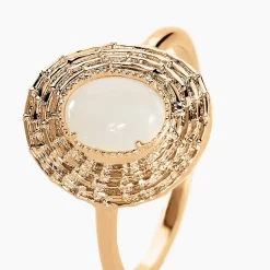 Bague Linna Plaqué Or Jaune Pierre De Lune