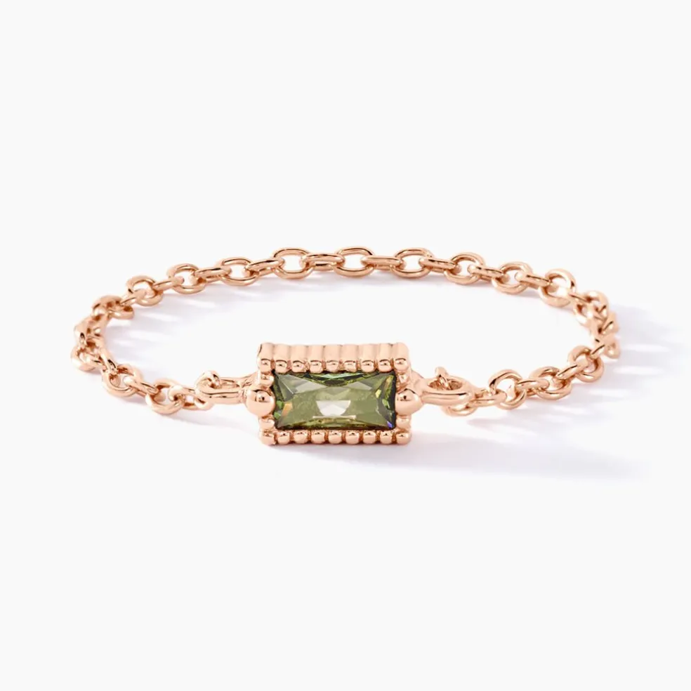 Bague Lipa Argent Rose Oxyde De Zirconium