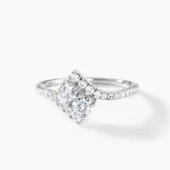 Bague Lisette Argent Blanc Oxyde De Zirconium