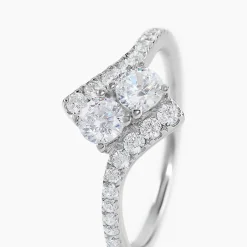 Bague Lisette Argent Blanc Oxyde De Zirconium