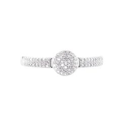Bague Lisyae Or Blanc Diamants