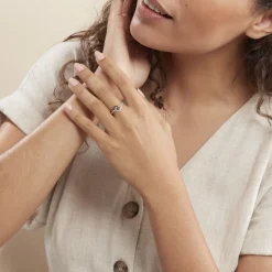 Bague Loriana Or Blanc Diamant