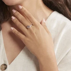 Bague Loriana Or Blanc Diamant