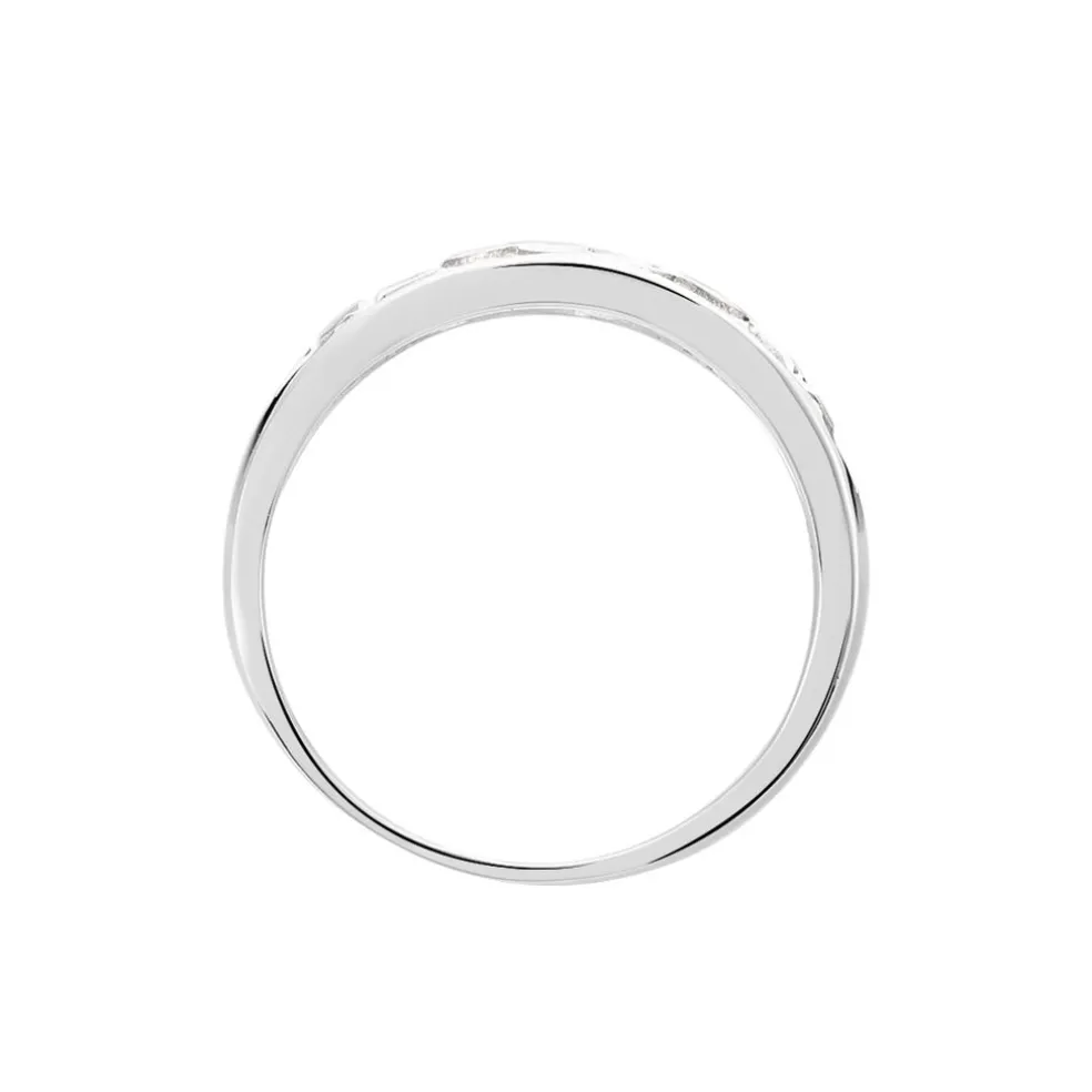 Bague Losangia Argent Blanc