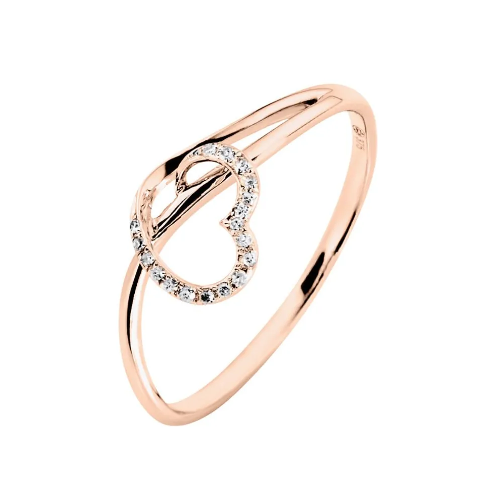 Bague Louise Or Rose Diamant