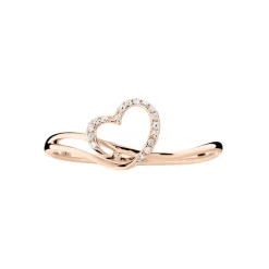 Bague Louise Or Rose Diamant