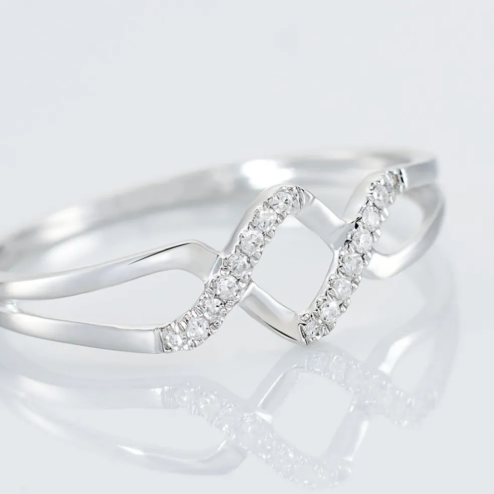 Bague Loula Or Blanc Diamant