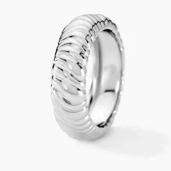 Bague Louve Argent Blanc