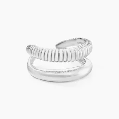 Bague Louve Argent Blanc