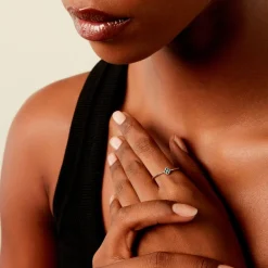 Bague Lueur Plaqué Or Jaune Oxyde De Zirconium