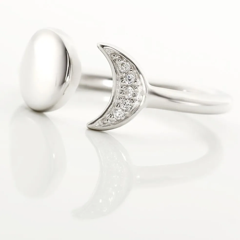 Bague Lyana Argent Blanc Oxyde De Zirconium