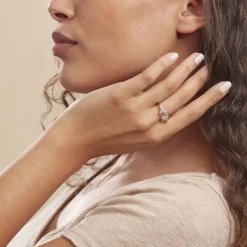 Bague Lyana Argent Blanc Oxyde De Zirconium