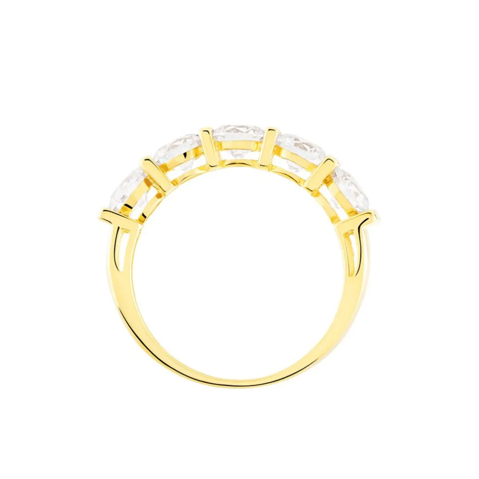 Bague Lyana Or Jaune Oxyde De Zirconium