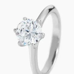 Bague Lydia Argent Blanc Oxyde De Zirconium