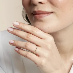 Bague Lysia Or Jaune Diamant