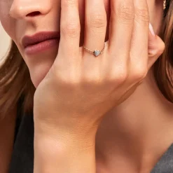 Bague Mahe Or Jaune Diamant