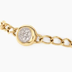 Bague Mahe Or Jaune Diamant